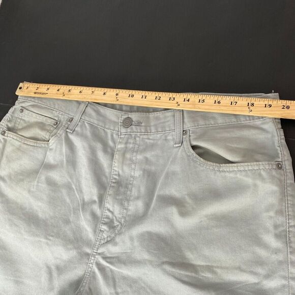 Levis 508 Jeans Mens 38 x 32 Gray Pants Regular Taper Casual Comfort‎ Used - Picture 7 of 16